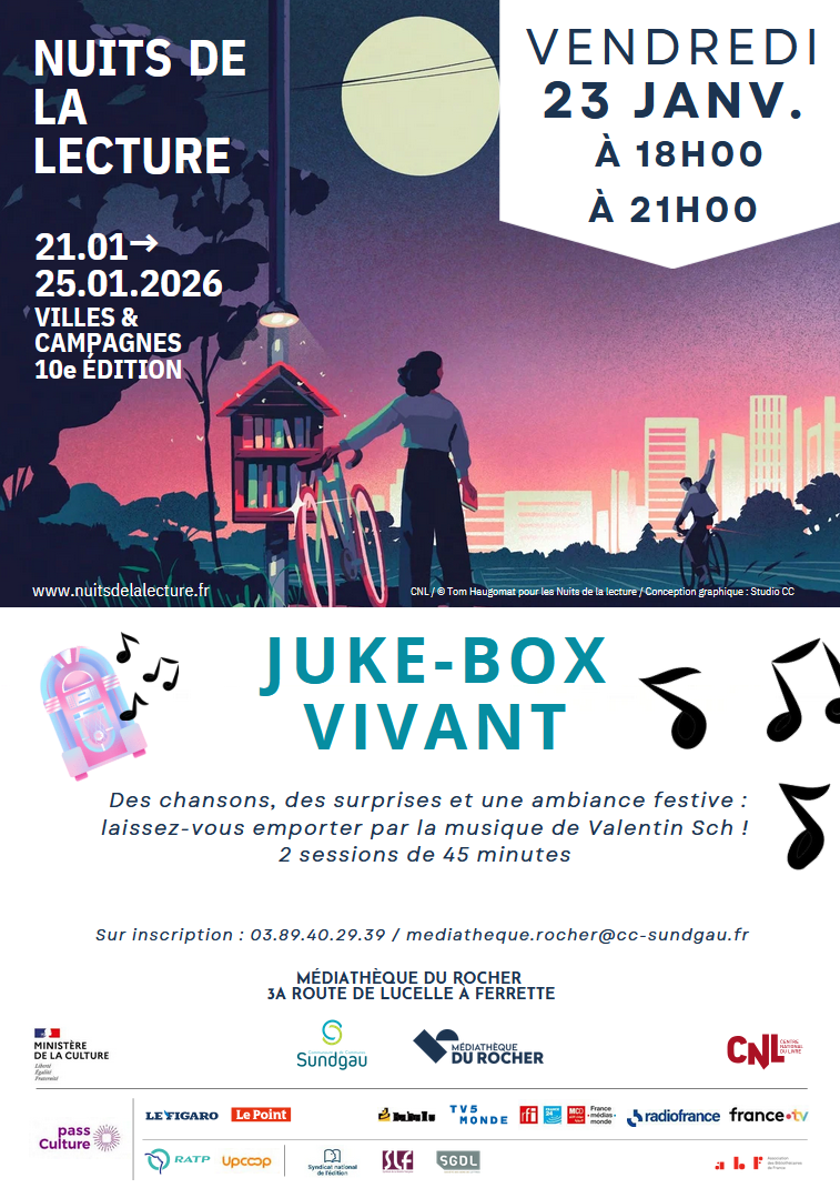 affiche musqiue concert musique jukebox vivant