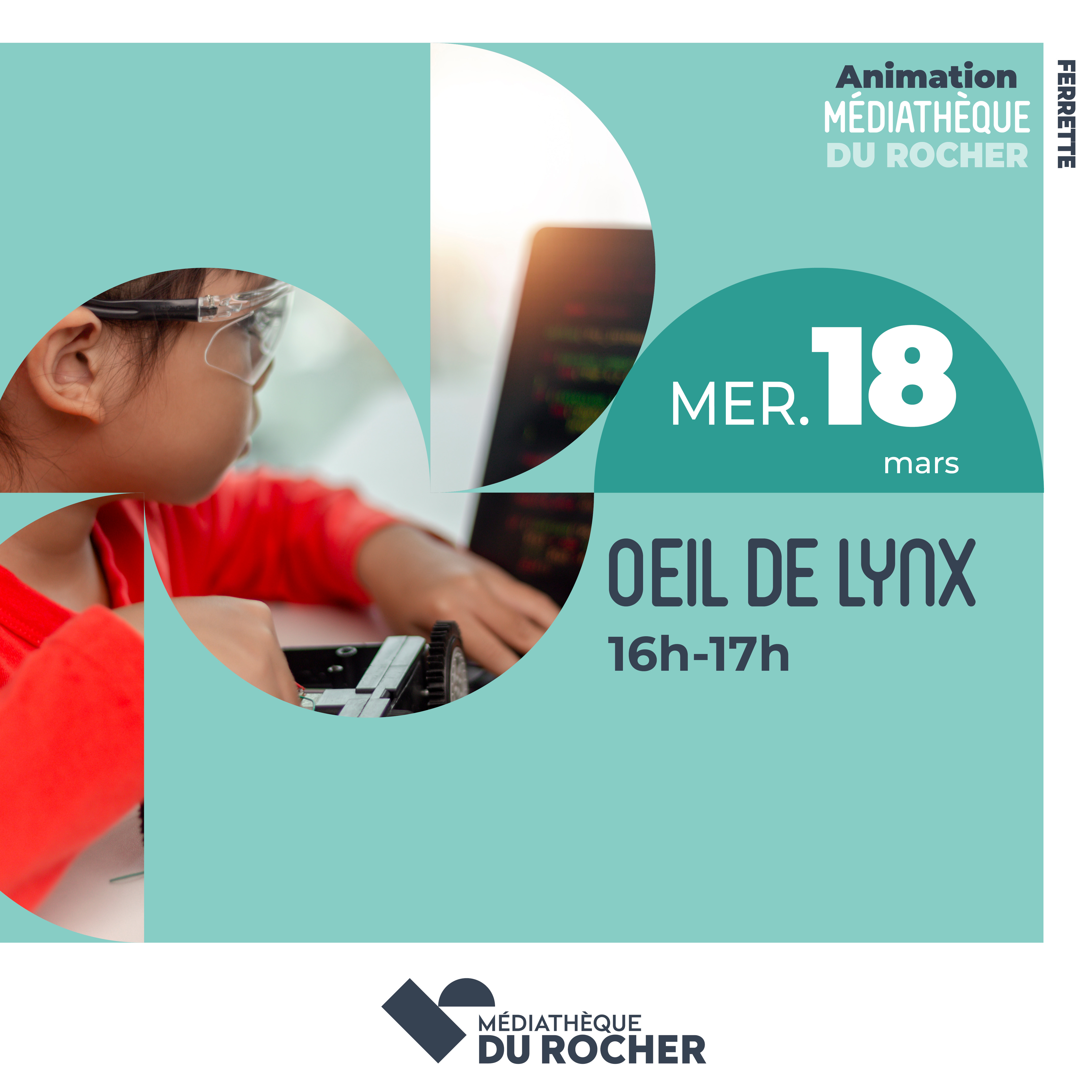 Affiche pour l'oeil de lynx : activité créative pour les enfants de 6 à 10 ans