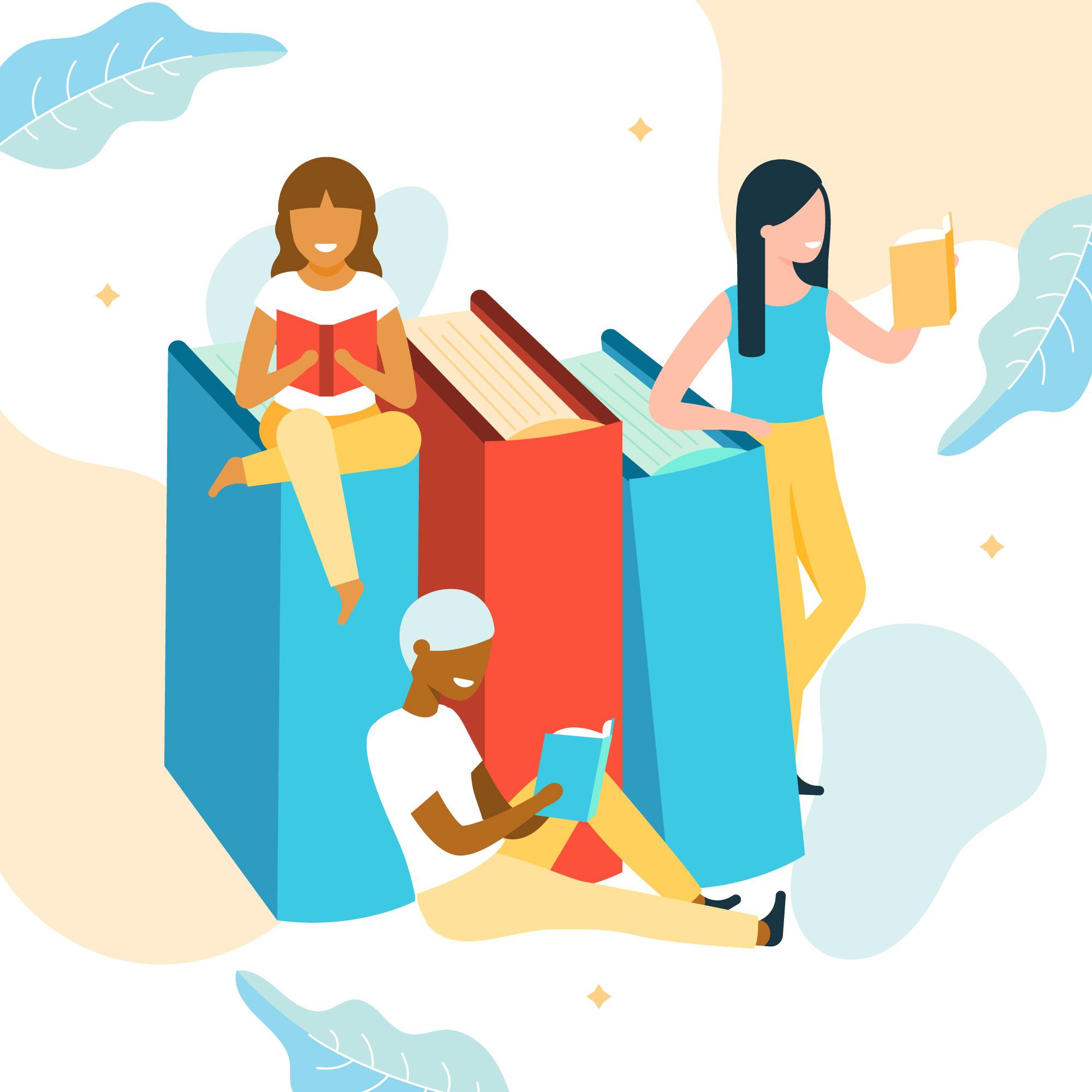 freepick livre lecteurs