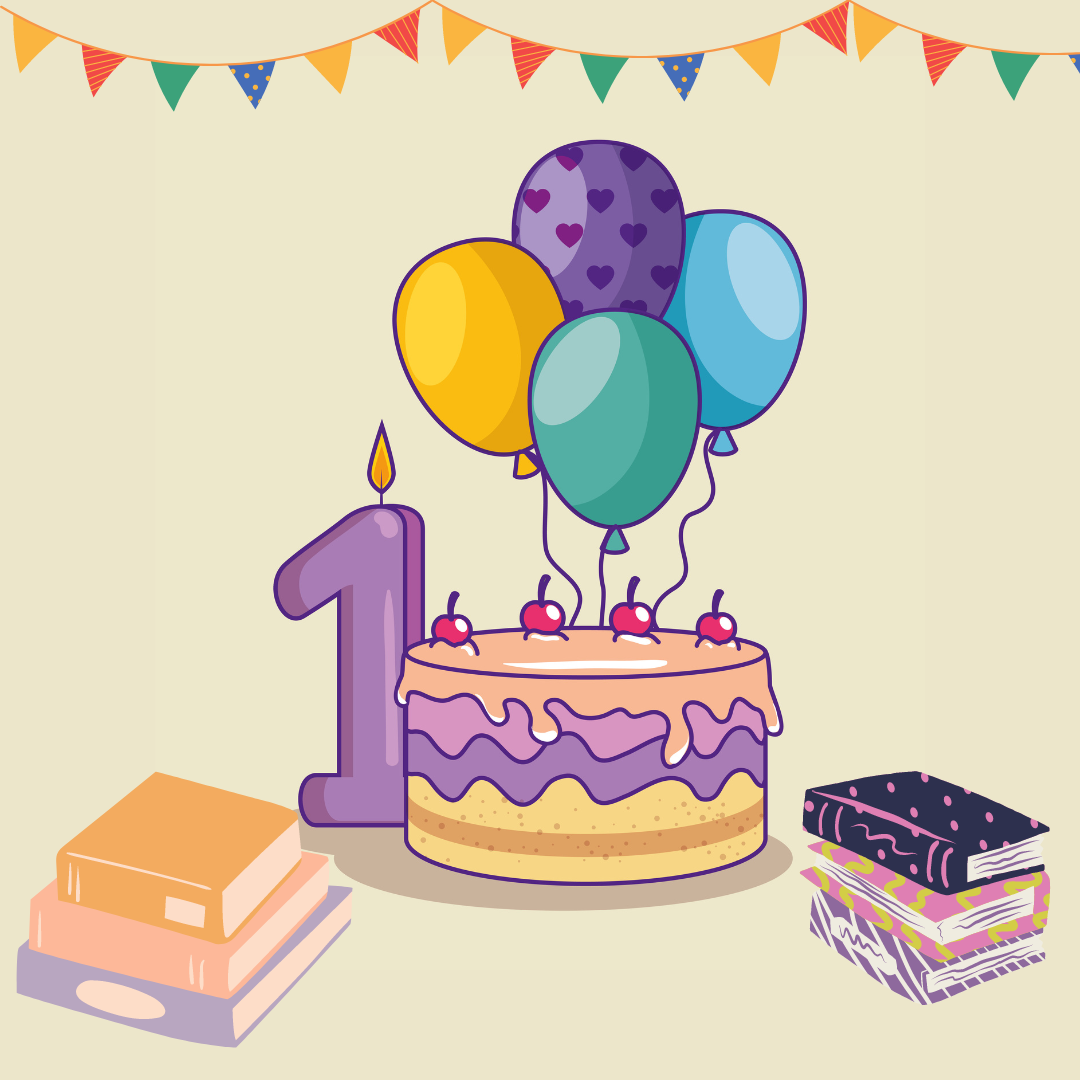 freepick image composée pour anniversaire mediathèque 1 an