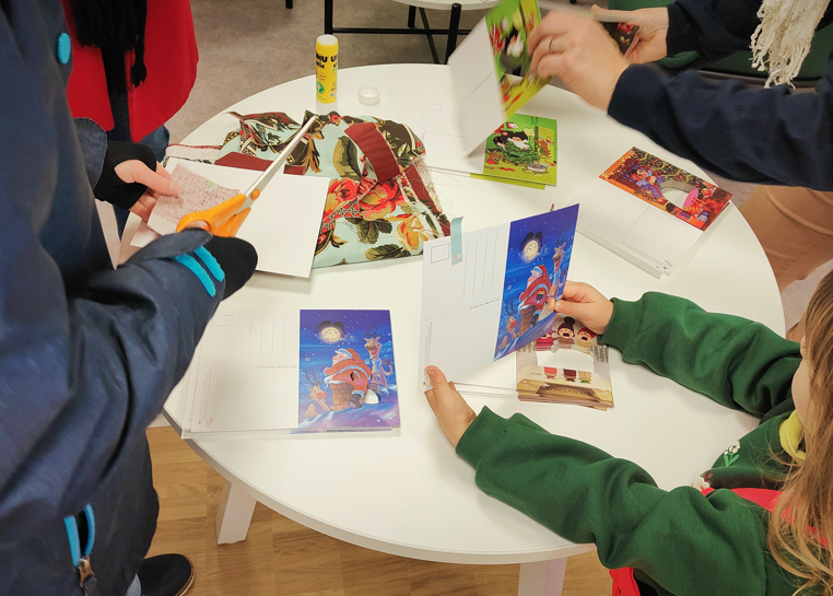 image illustrant les cartes postales en création