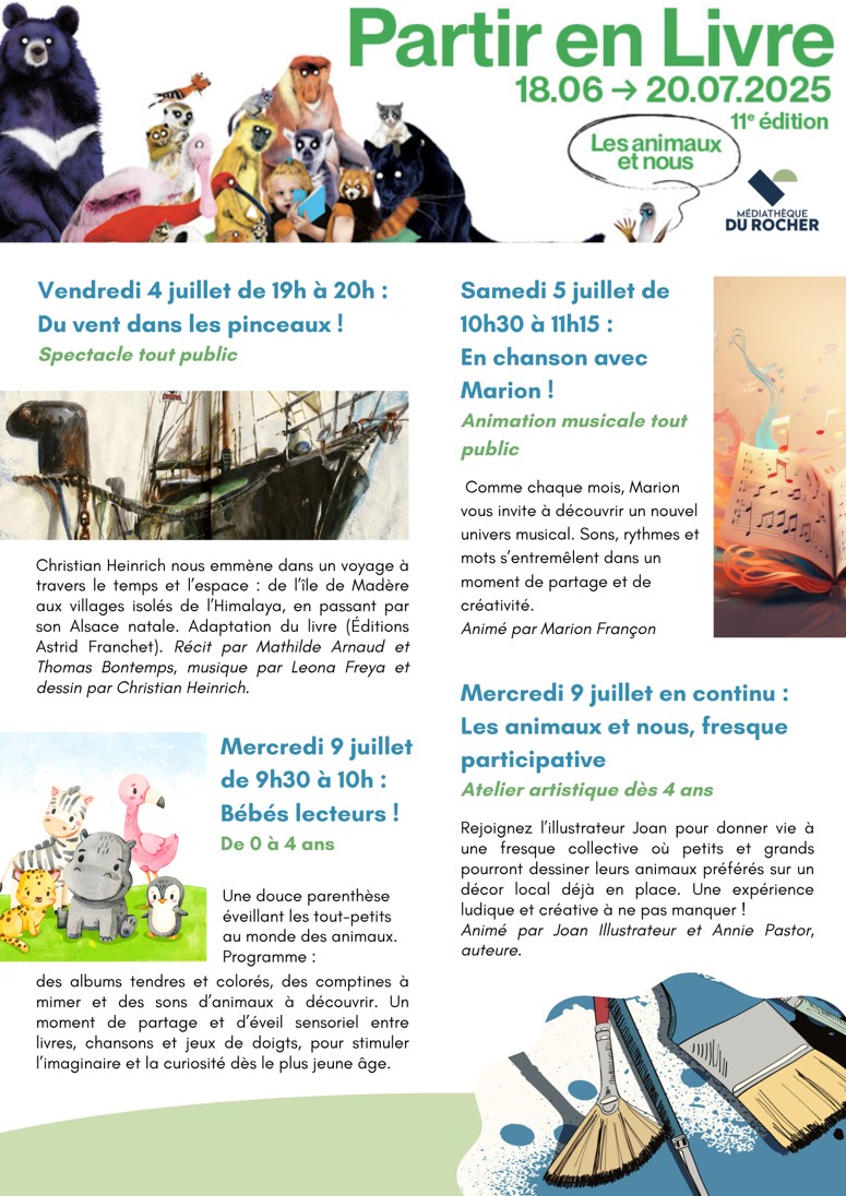 image programme animation partir en livre Ferrette