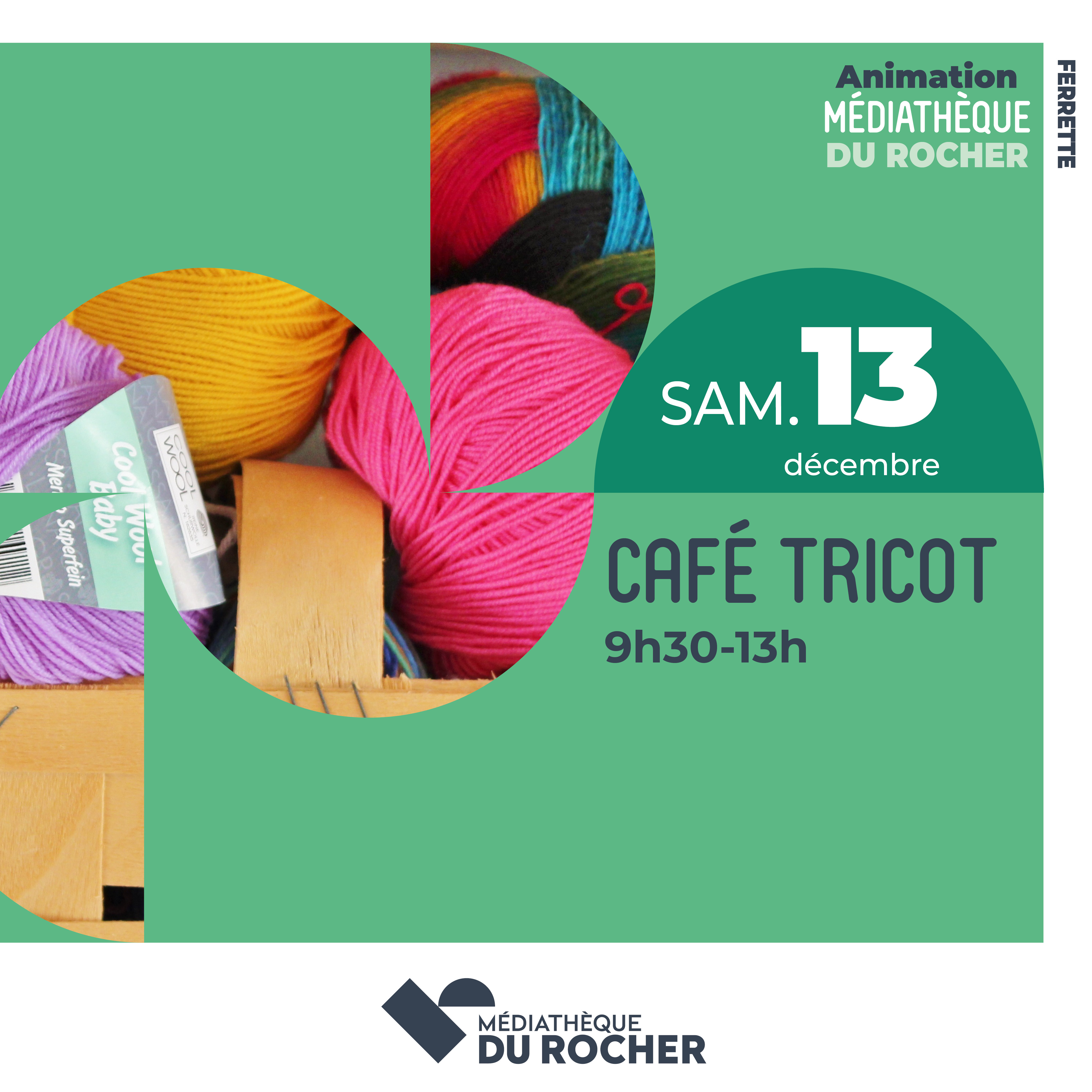 café tricot atelier gratuit tricoter pelotes laine noel hiver chaleureux